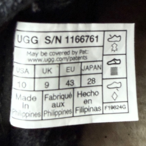 UGG Classic Slip-On Black US Size 10. New, Original main image 5